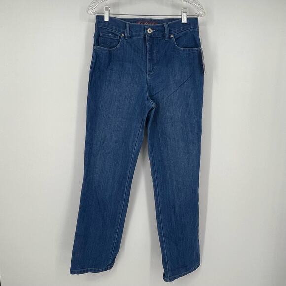 Original Amanda Jeans Classic Fit Tapered Leg Mid-Rise Jeans Size 6 Short NEW - Picture 1 of 6